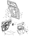 Dodge Durango Door Handle Diagram - 1SP27ARHAB
