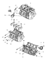 Chrysler 300 Crankshaft Seal Diagram - 4663870AB