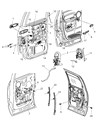 Dodge Ram 2500 Window Regulator Diagram - 55277090AB