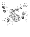 Chrysler Voyager Engine Mount Diagram - 5110076AA