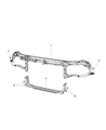 2015 Chrysler 300 Front Cross-Member Diagram - 68142203AB