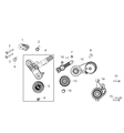 Jeep Belt Tensioner Diagram - 5281996AB