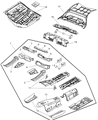 Dodge Magnum Floor Pan Diagram - 4780793AF