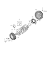 Dodge Dart Crankshaft Seal Diagram - 4893267AB