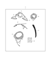 Jeep Grand Cherokee Fog Light Diagram - 82212166