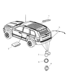 Jeep Commander Parking Assist Distance Sensor Diagram - 5HX08S3XAB