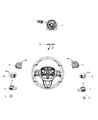 Jeep Grand Cherokee Clock Spring Diagram - 6NE96DX9AA