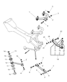 2001 Dodge Stratus Control Arm Diagram - MR369665