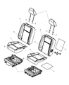 Ram 4500 Seat Cushion Diagram - 68050653AA