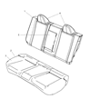 Dodge Avenger Armrest Diagram - 1GA98XDVAB