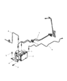 Dodge Stratus ABS Control Module Diagram - 5159191AA
