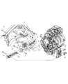 Dodge Neon Engine Mount Diagram - 5086709AB