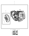 Chrysler Sebring Torque Converter Diagram - 68036990AB