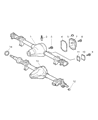Dodge Sprinter 2500 Differential Cover Diagram - 5103953AA