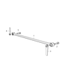 Ram Track Bar Diagram - 68264949AA