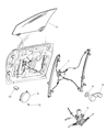 Chrysler Voyager Window Regulator Diagram - 4675603AB