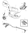 Dodge Stratus Trunk Lid Latch Diagram - 4814034AC