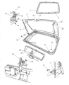 Jeep Window Crank Handles Diagram - 55075169
