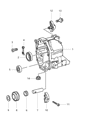 Dodge Nitro Automatic Transmission Output Shaft Seal Diagram - 5159175AA