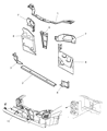 2001 Dodge Neon Grille Diagram - 5288922AC