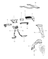 2009 Dodge Journey Air Duct Diagram - 5058467AA