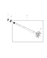 Ram Axle Shaft Diagram - 68272112AA