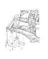2009 Jeep Grand Cherokee Air Duct Diagram - 5029992AC