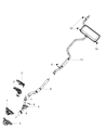 Chrysler Sebring Muffler Diagram - 5171096AD