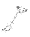 Chrysler 300 Tail Pipe Diagram - 68227346AD