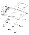 Jeep Compass Dome Light Diagram - 1CJ11DW1AA