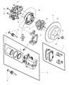 2005 Dodge Magnum Brake Disc Diagram - 4779209AB