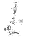 Dodge Journey Control Arm Diagram - 4766424AA