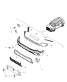 2020 Jeep Renegade Bumper Diagram - 6ZT17LXHAA