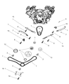 Jeep Grand Cherokee Timing Chain Guide Diagram - 53020781