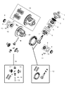 Ram 1500 Differential Diagram - 68053299AG