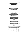 Chrysler Voyager Emblem Diagram - 68370946AA
