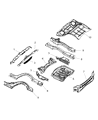 2011 Chrysler 300 Floor Pan Diagram - 68057483AC