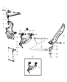 Chrysler Aspen Control Arm Bushing Diagram - 52113214AA