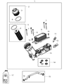 Ram Oil Cooler Diagram - 68365925AC