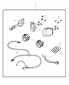 Chrysler PT Cruiser Fog Light Diagram - 82209997