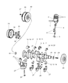 Dodge Durango Piston Ring Set Diagram - 4720653
