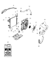 Ram 1500 Cooling Fan Assembly Diagram - 55056851AF