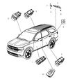 Jeep Door Lock Switch Diagram - 68289802AB