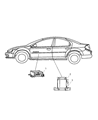Dodge Neon Air Bag Control Module Diagram - 5084086AB