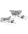 Chrysler Sebring A/C Compressor Diagram - 4596550AB