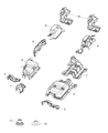 2022 Chrysler Voyager Exhaust Heat Shield Diagram - 68270373AA