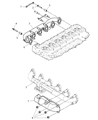 2005 Dodge Ram 2500 Exhaust Manifold Diagram - 5135788AB