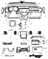 Dodge Durango A/C Switch Diagram - 68253725AD