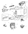 Chrysler Pacifica Heater Core Diagram - 5166533AC