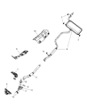Chrysler Sebring Muffler Diagram - 5171096AE
